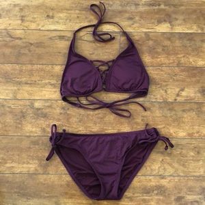 Mossimo Burgundy Bikini